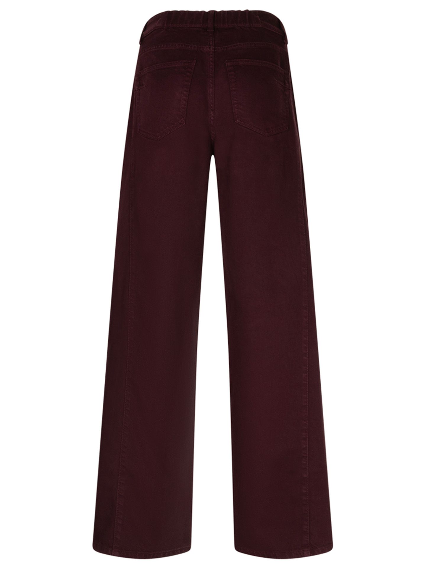 Red Button Wide Leg Jeans Claudette Rood 00085412-3600