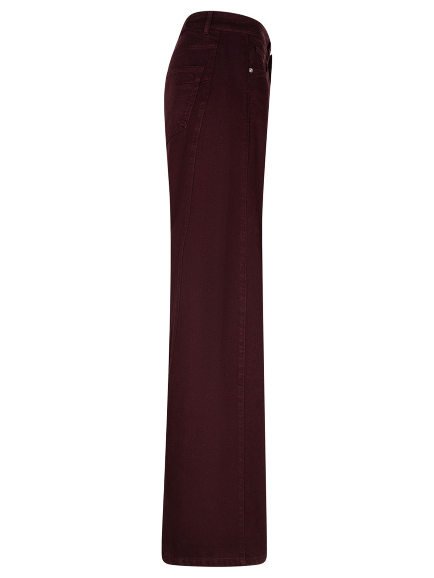 Red Button Wide Leg Jeans Claudette Rood 00085412-3600