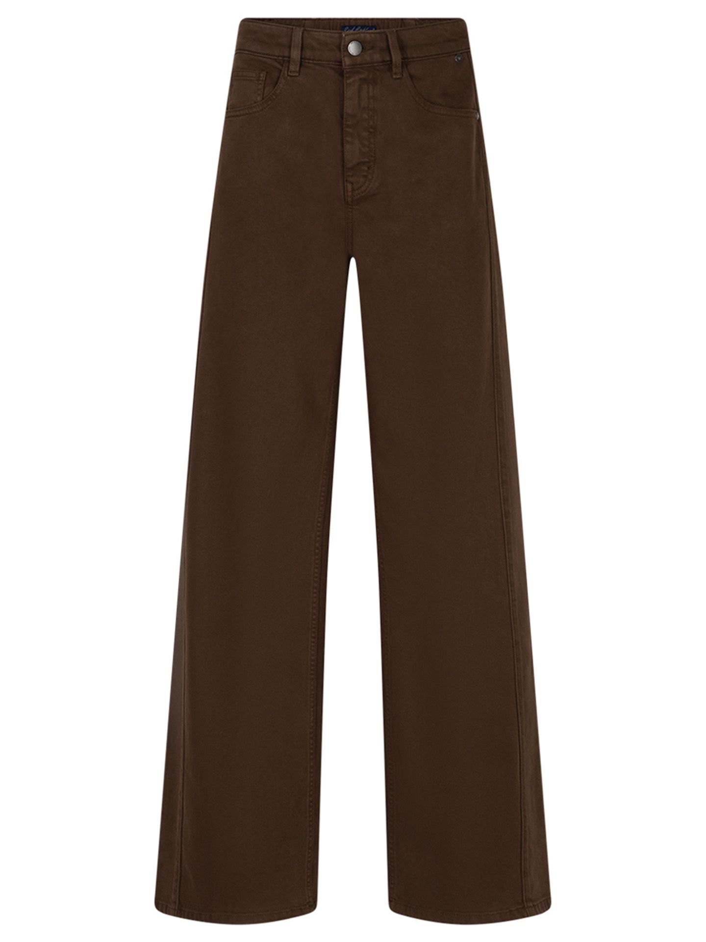 Red Button Wide Leg Jeans Claudette Camel 00085412-5300