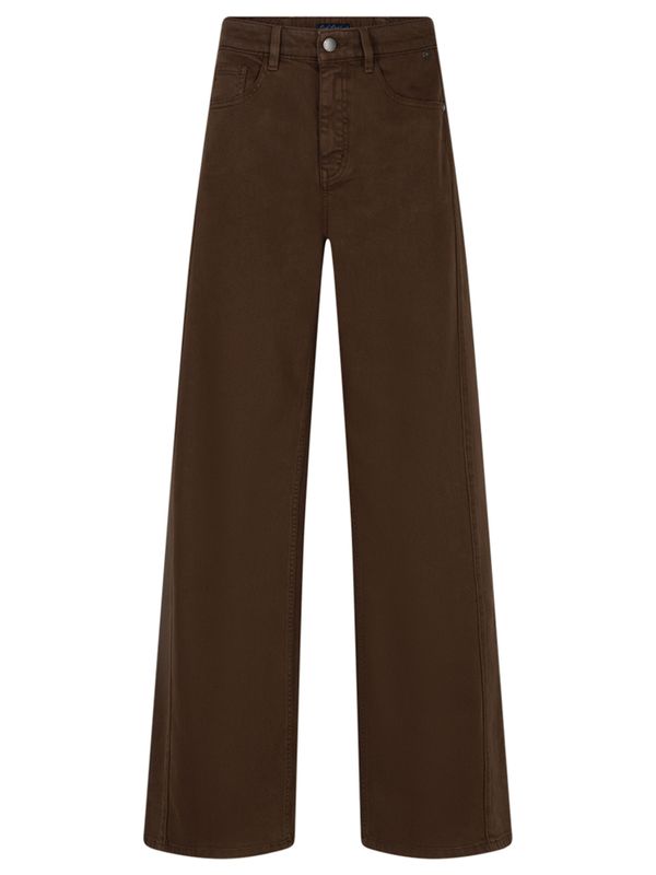 Red Button Wide Leg Jeans Claudette Camel 2900083098742