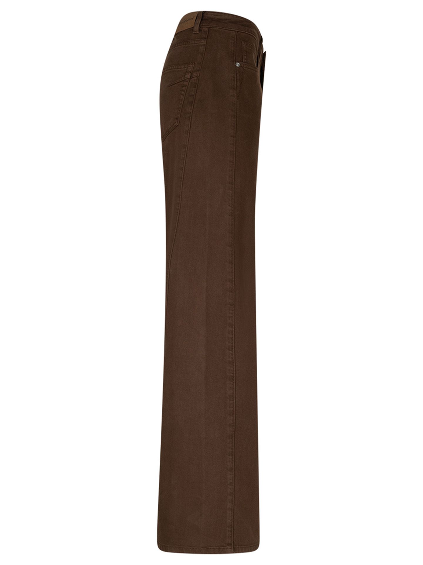Red Button Wide Leg Jeans Claudette Camel 00085412-5300