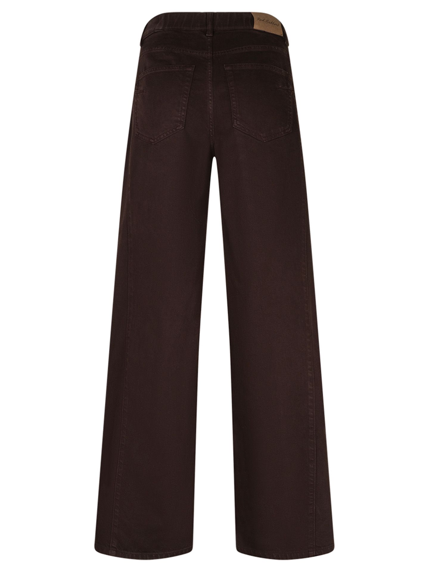 Red Button Wide Leg Jeans Claudette Bruin 00085412-5800