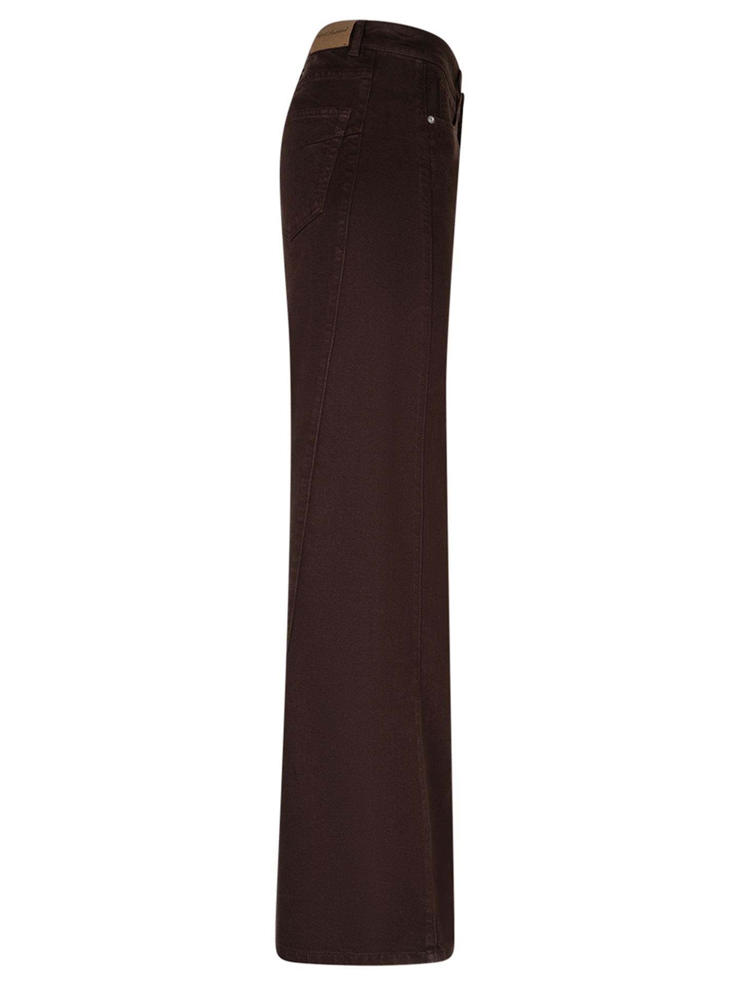 Red Button Wide Leg Jeans Claudette Bruin 00085412-5800