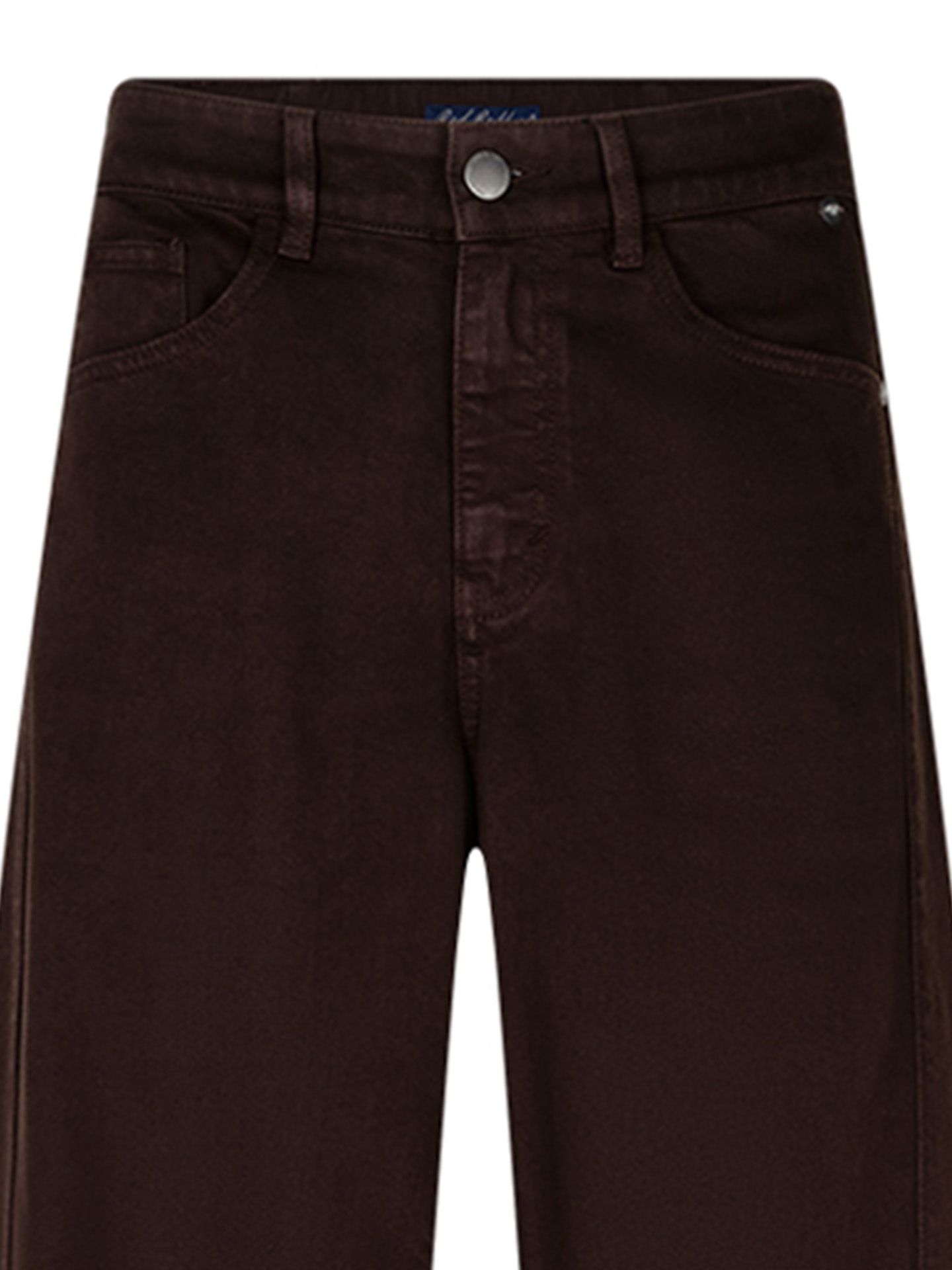 Red Button Wide Leg Jeans Claudette Bruin 00085412-5800
