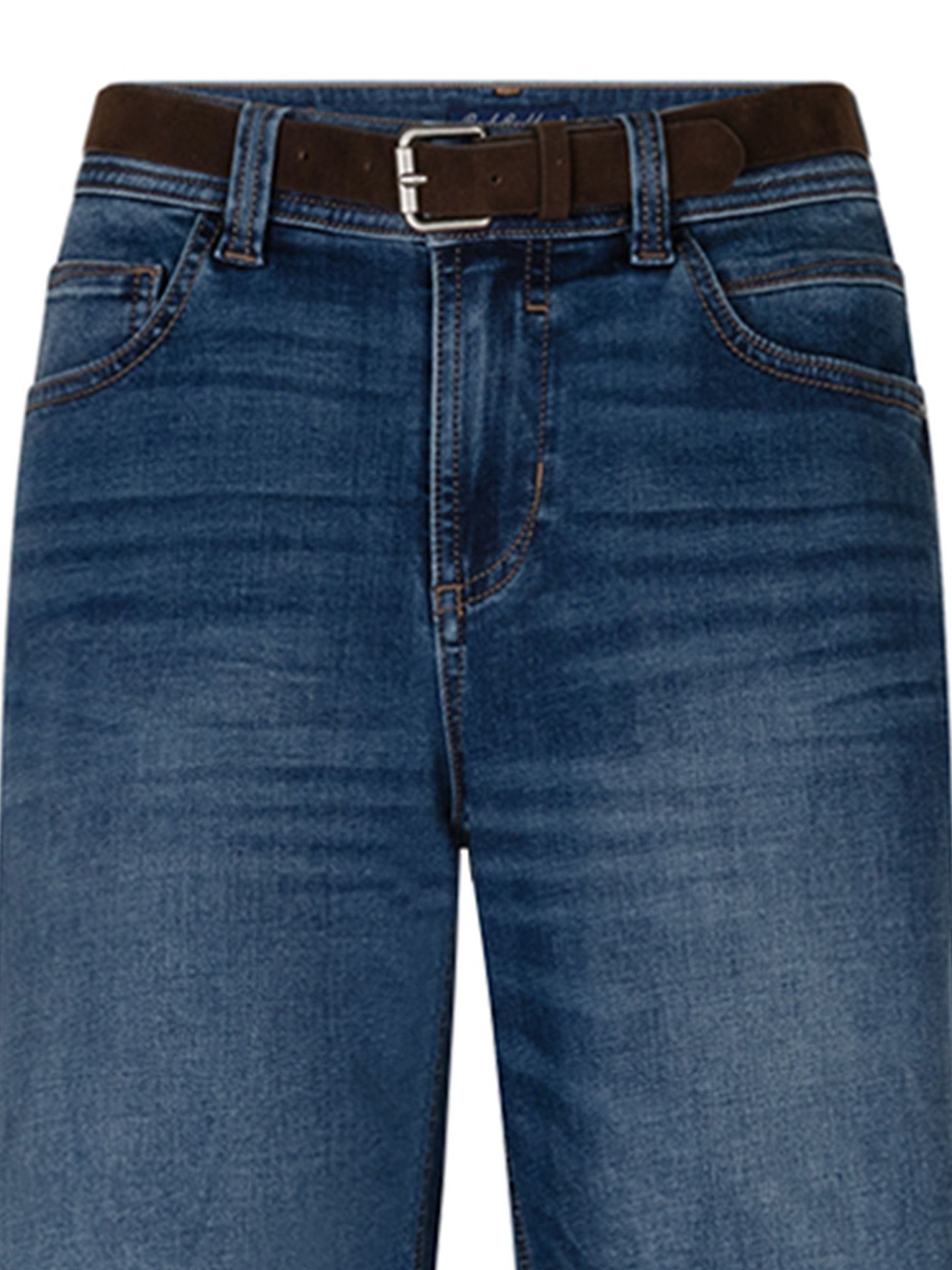 Red Button Wide Leg Jeans Colette Blauw 00085413-582