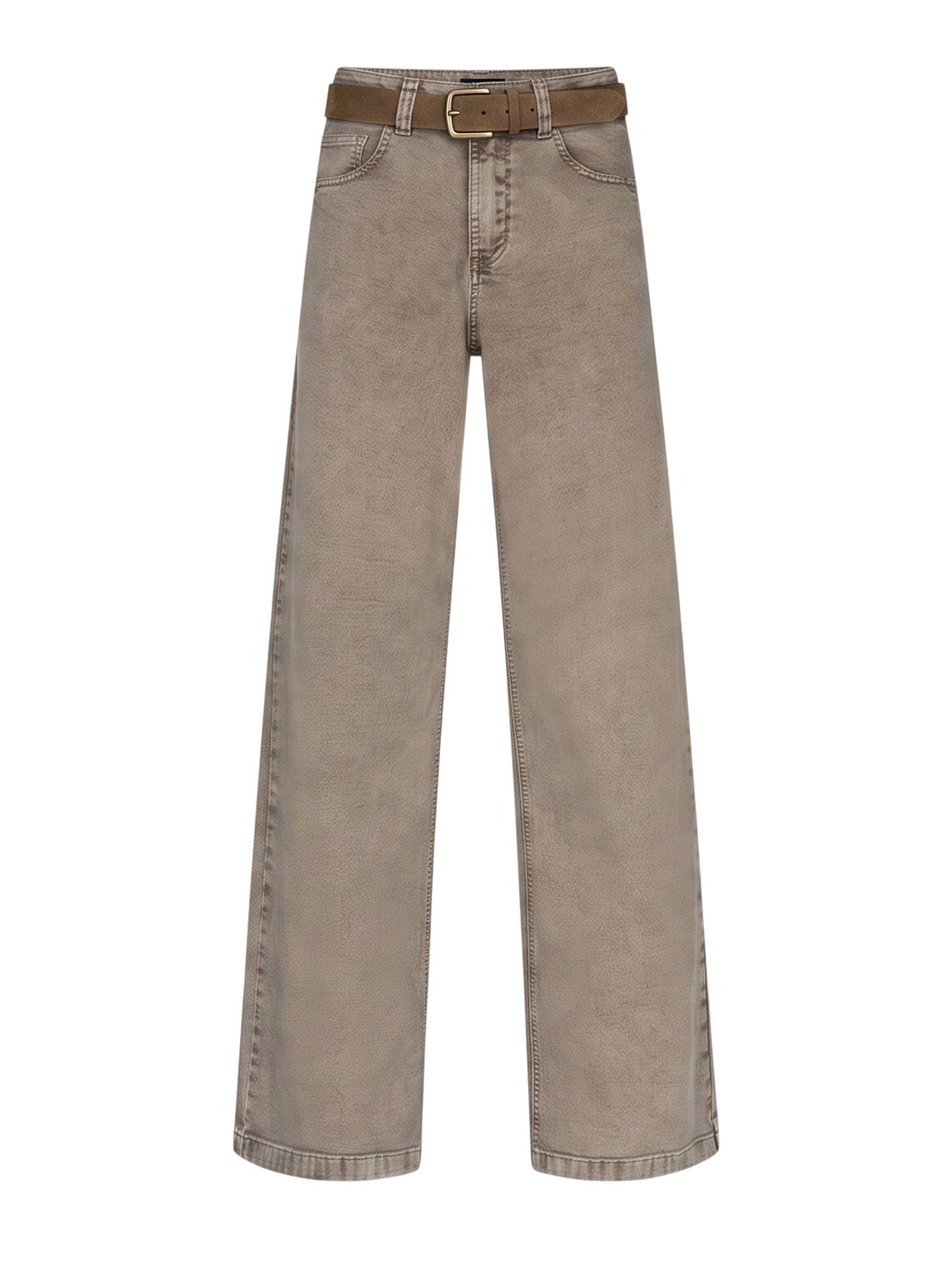 Red Button Wide Leg Jeans Colette Taupe 00085415-5500