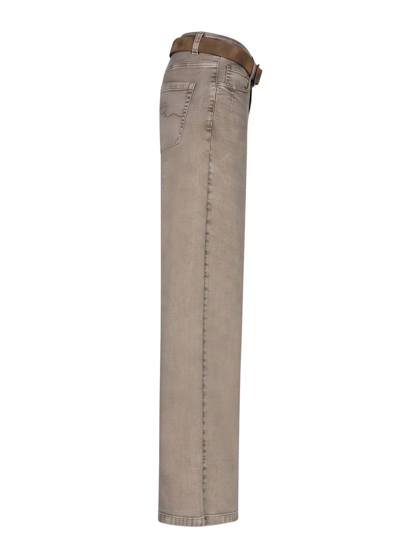 Red Button Wide Leg Jeans Colette Taupe 00085415-5500