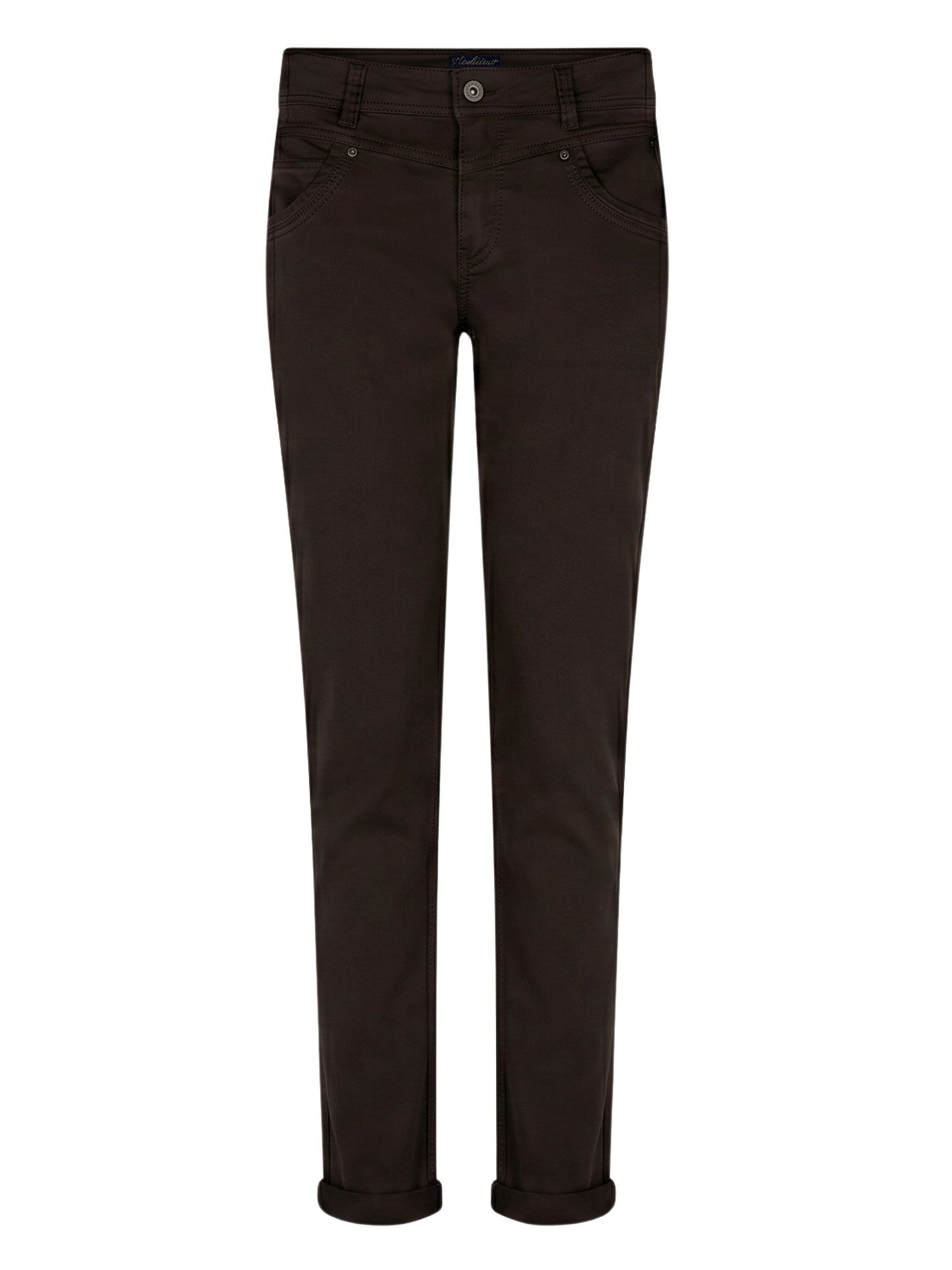 Red Button Slim Fit Jeans Relax Bruin 00085425-5800