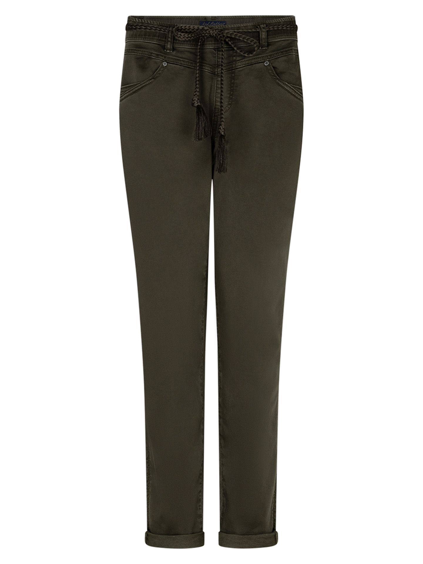 Red Button Slim Fit Jeans Tessy Groen 2900083251543