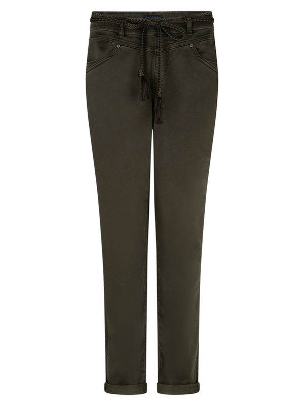 Red Button Slim Fit Jeans Tessy Groen 2900083251512