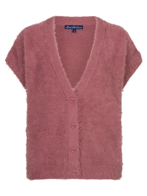 Red Button Vest Sleeveless Paars 2900083135034