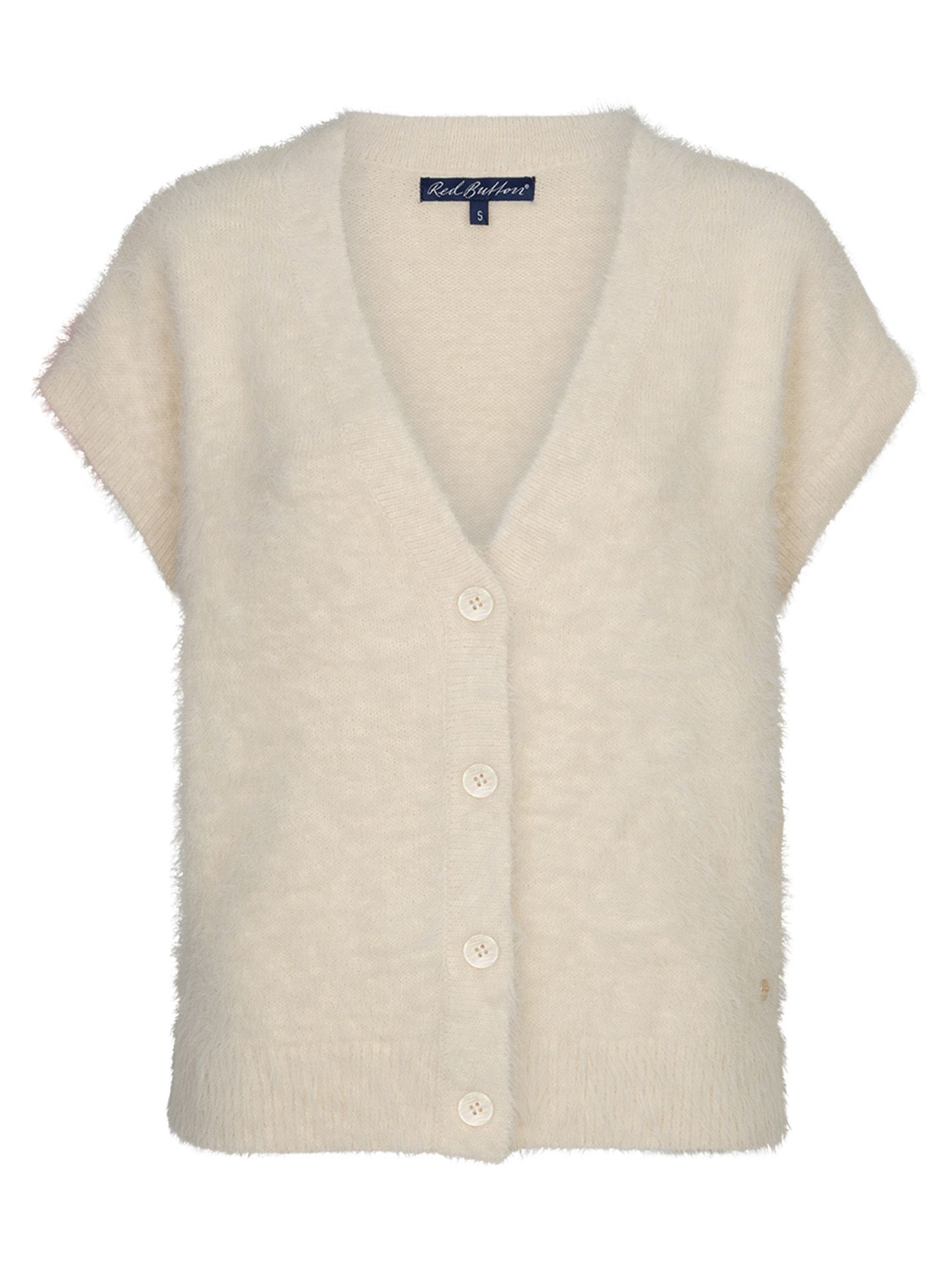 Red Button Vest Sleeveless Off white 00085435-5000