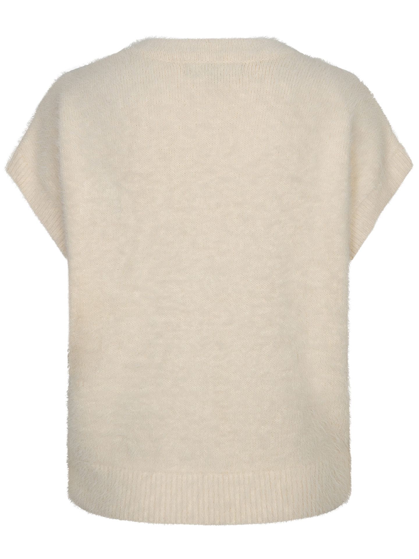 Red Button Vest Sleeveless Off white 00085435-5000