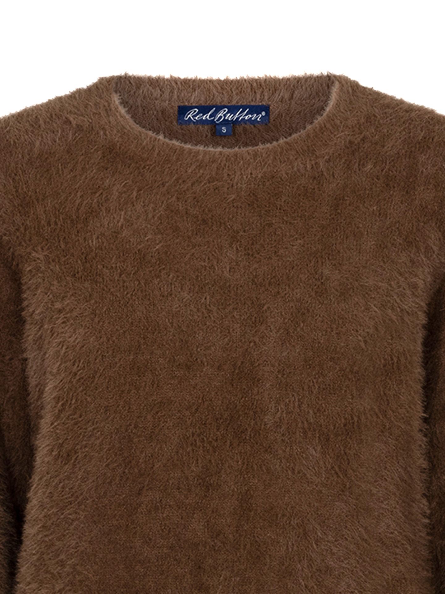 Red Button Pull-over Sweet Camel 00085436-5360