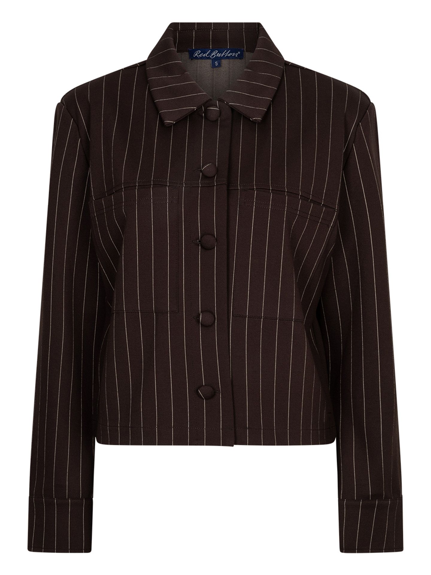 Red Button Blazer Jacket Bruin 00085437-5800