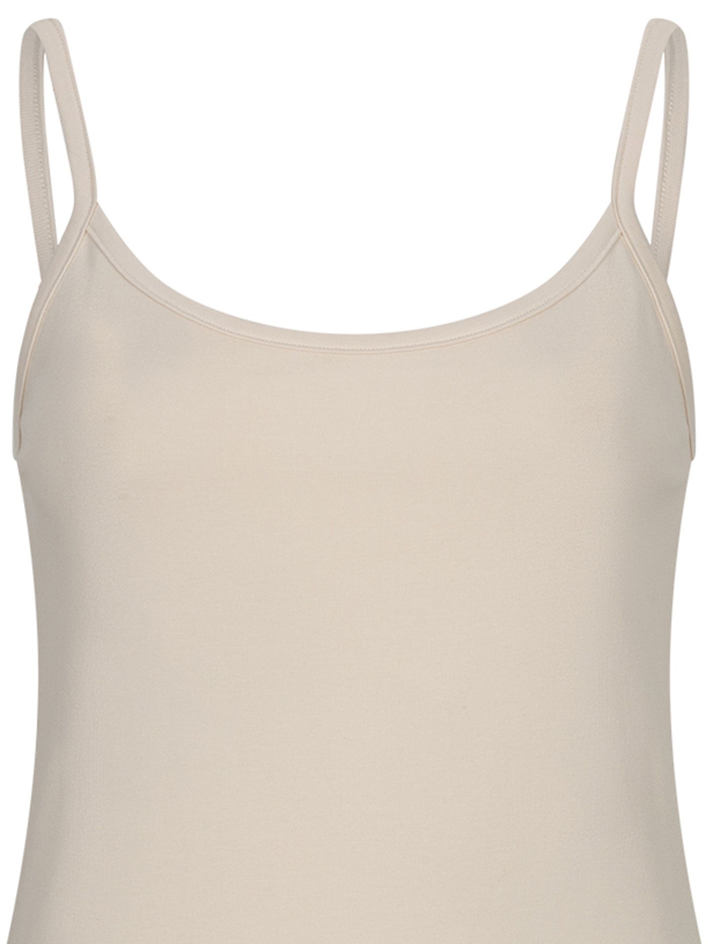 Red Button Top Singlet Beige 00085440-5210