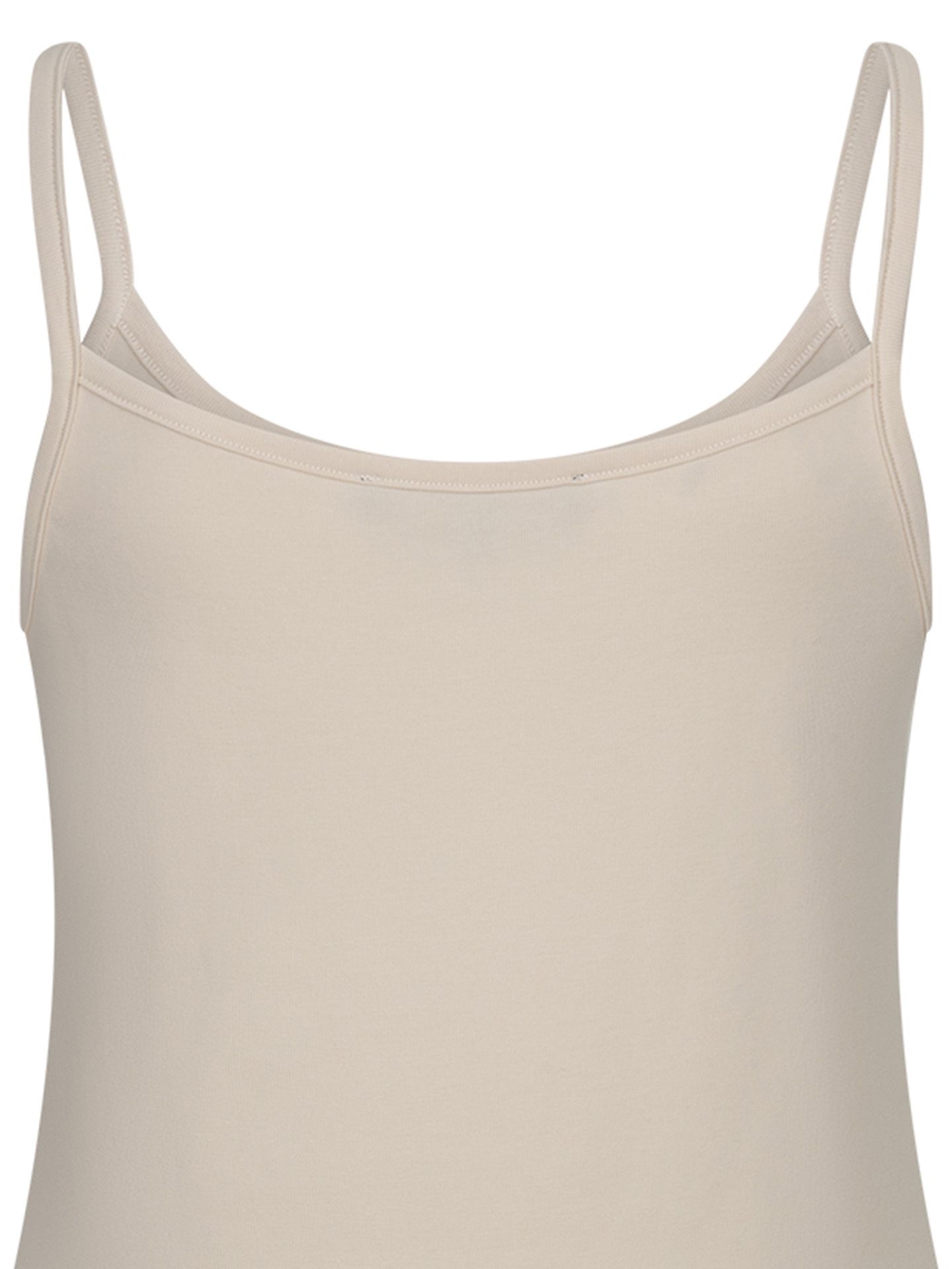 Red Button Top Singlet Beige 00085440-5210