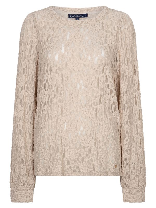 Red Button Shirt Top Beige 2900083157029