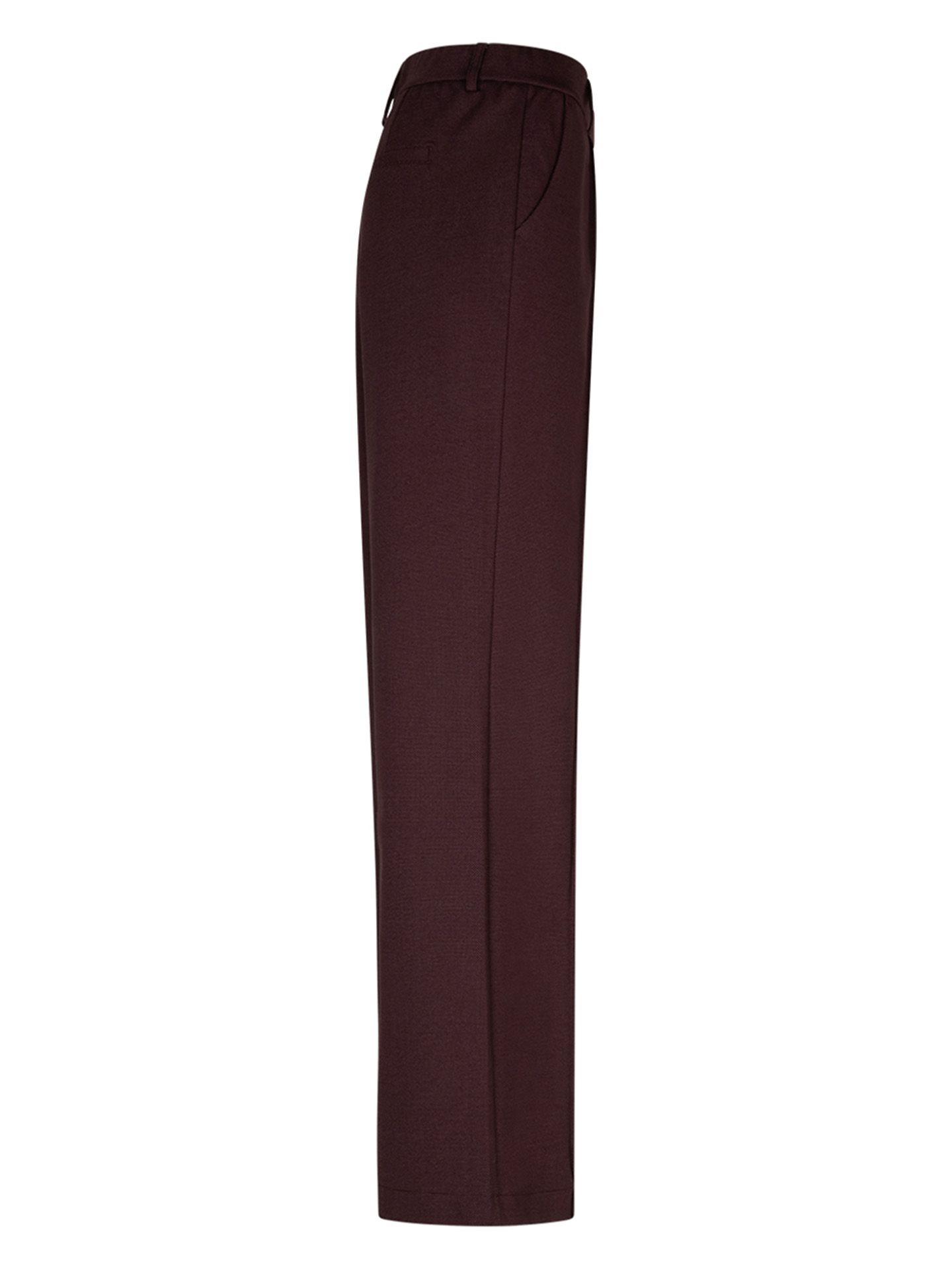 Red Button Wide Leg Broek Claudette Rood 00085473-3600