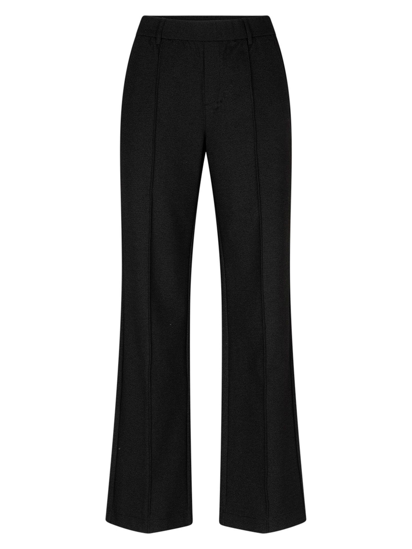 Red Button Wide Leg Broek Claudette Zwart 00085473-7500