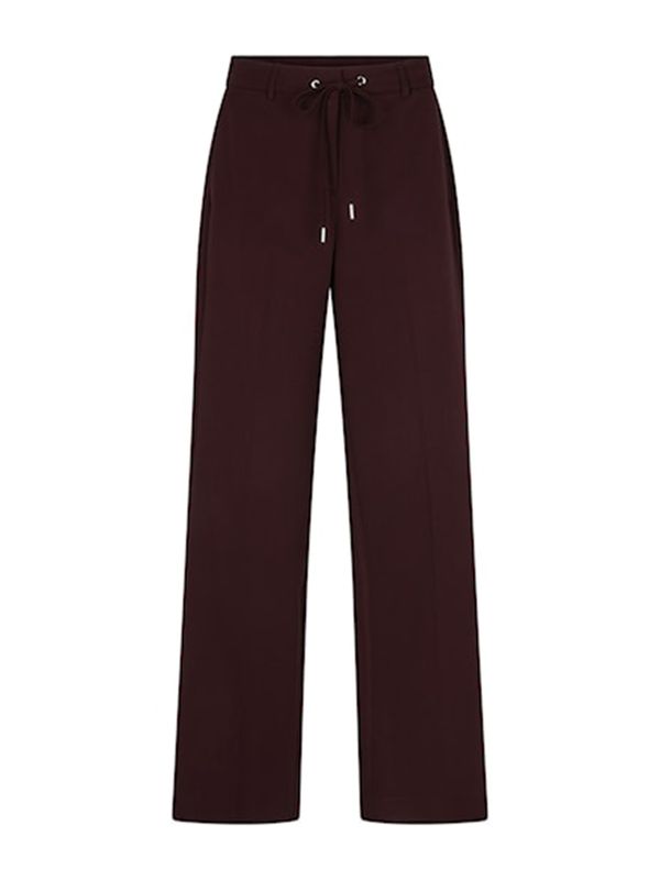 Red Button Straight Broek Claudette Rood 2900083195595