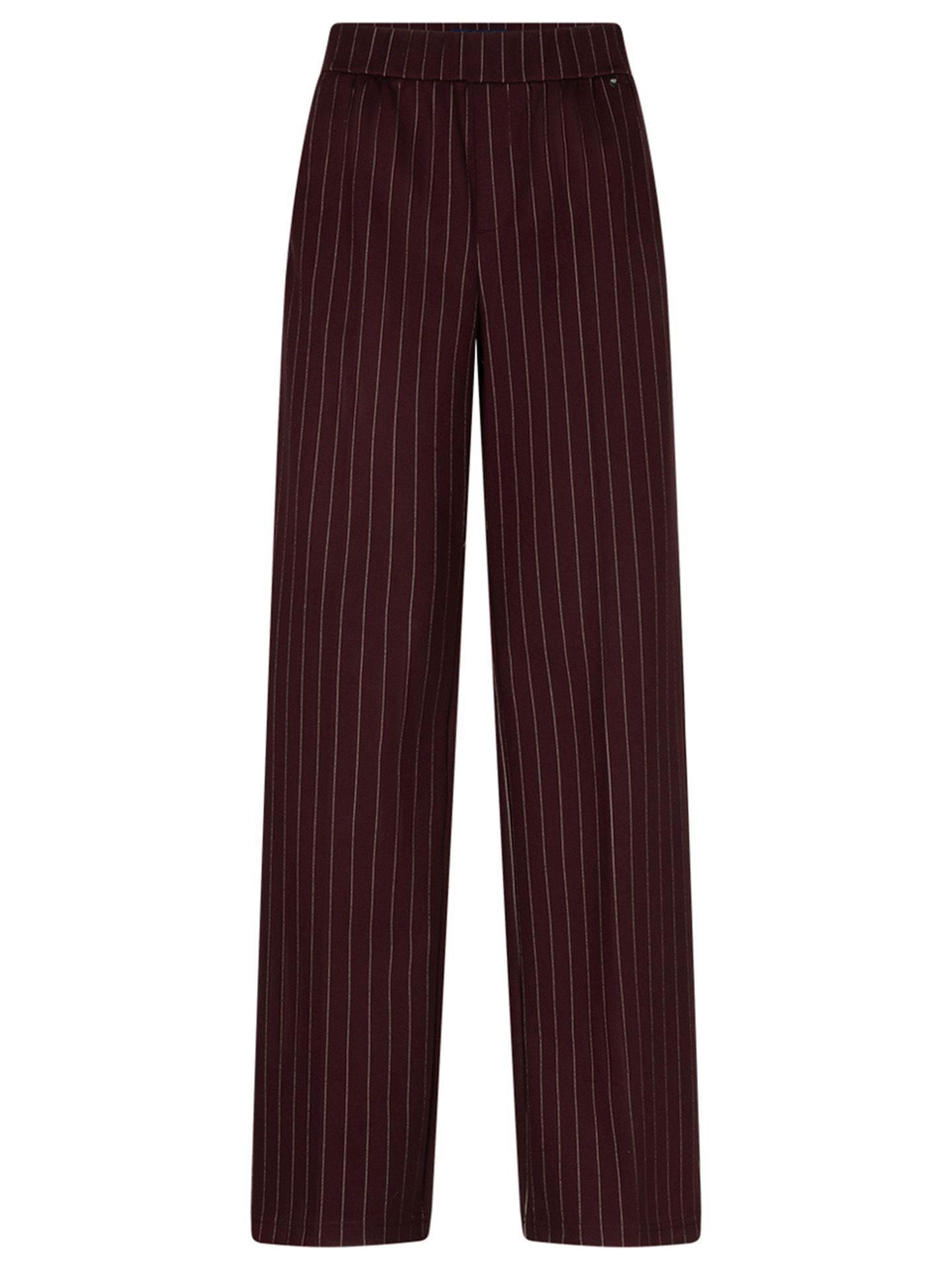 Red Button Wide Leg Broek Colette Rood 00085476-3600