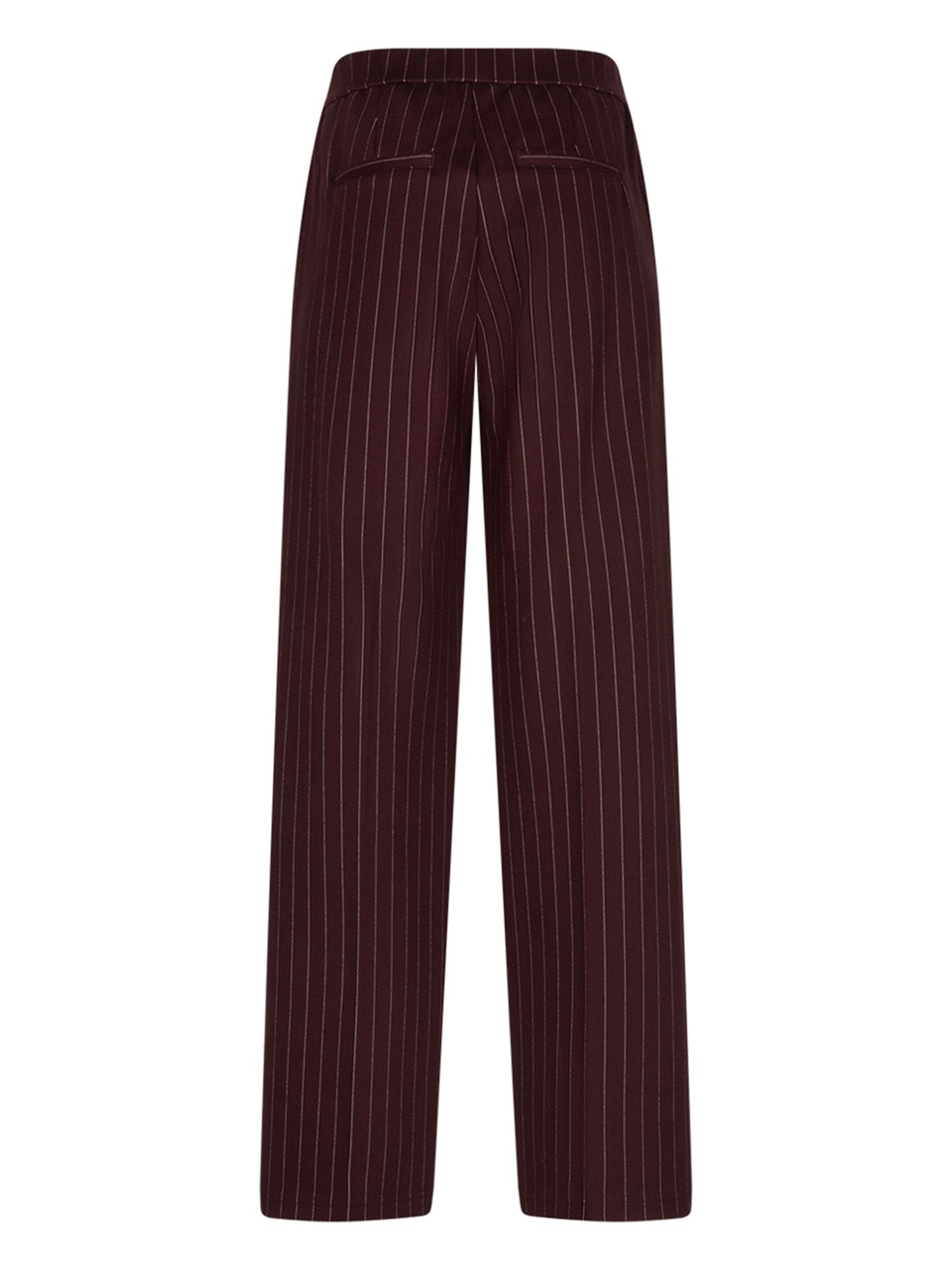 Red Button Wide Leg Broek Colette Rood 00085476-3600