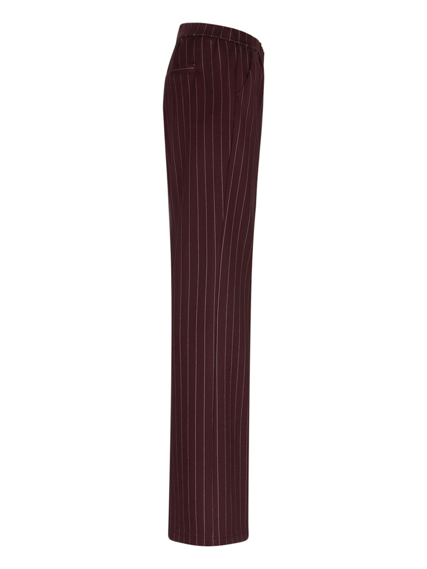 Red Button Wide Leg Broek Colette Rood 00085476-3600