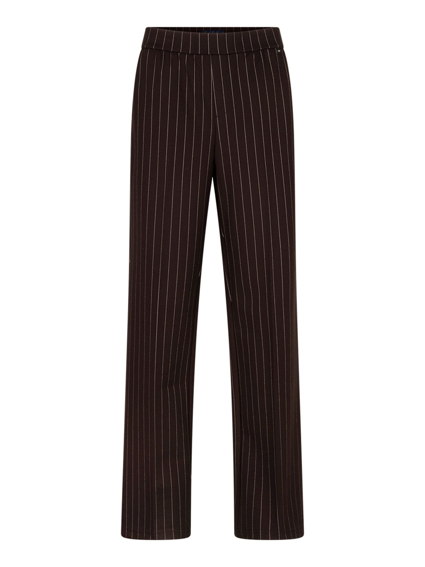 Red Button Wide Leg Broek Colette Bruin 00085476-5800