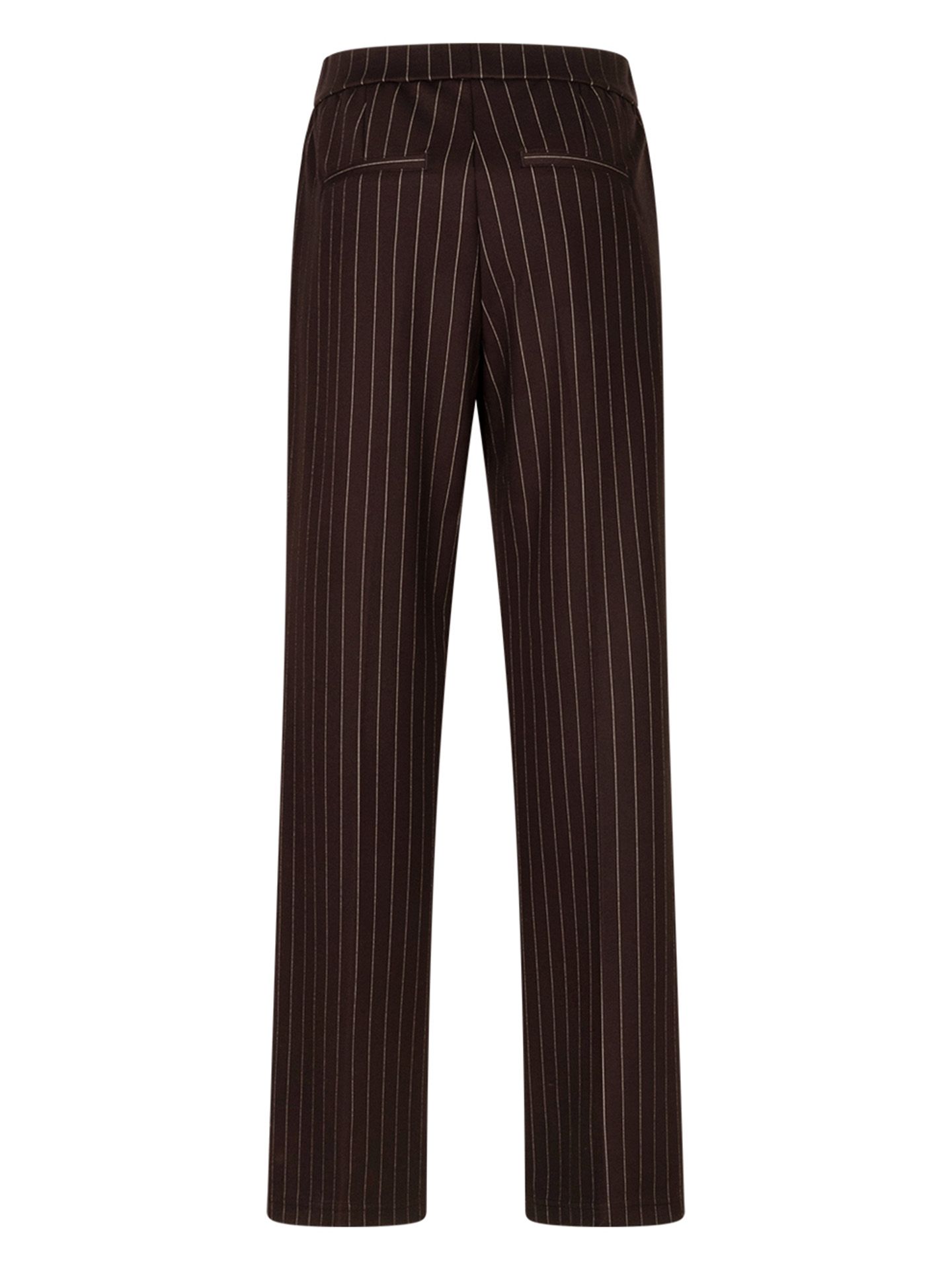 Red Button Wide Leg Broek Colette Bruin 00085476-5800