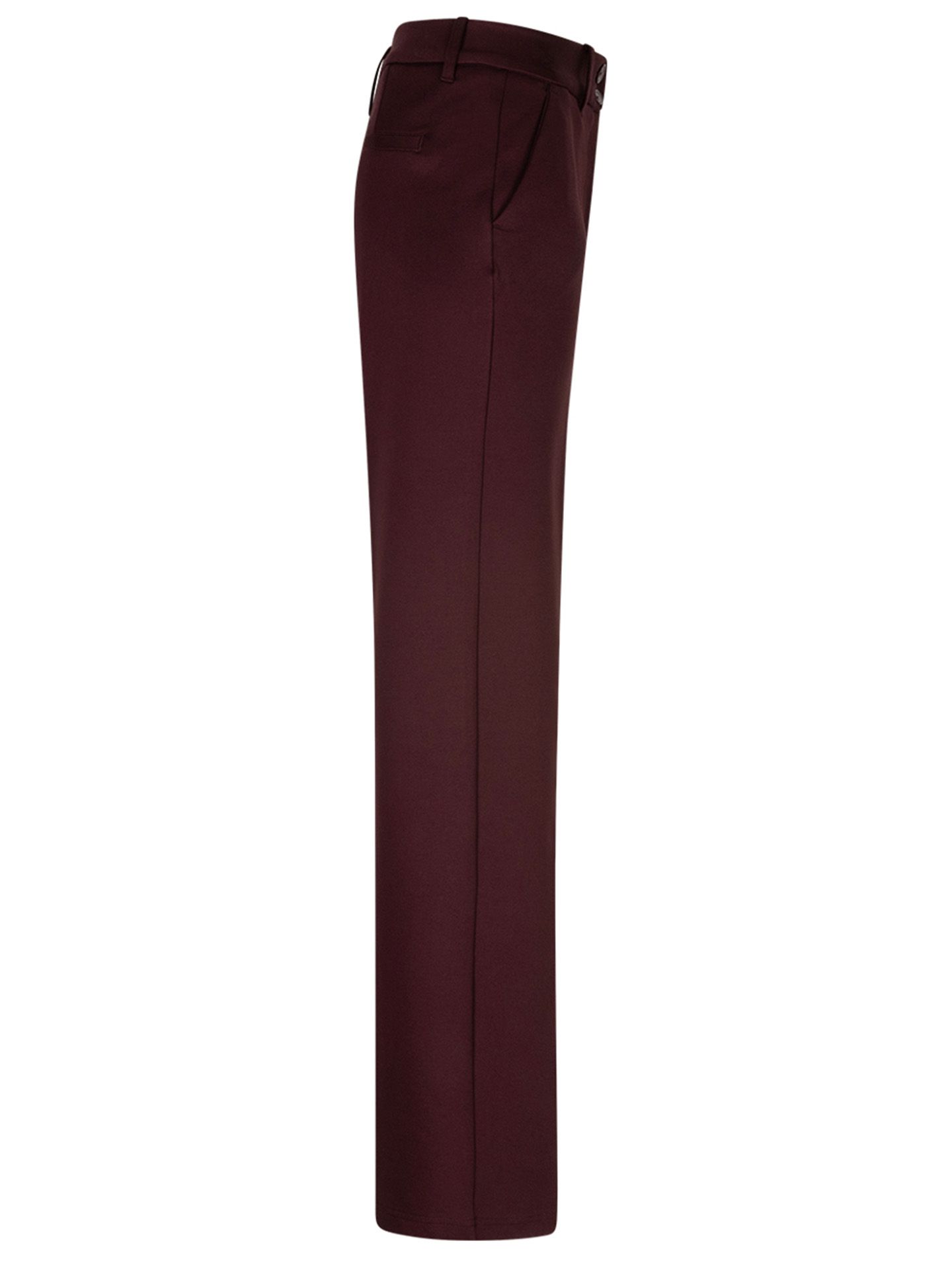 Red Button Wide Leg Broek Colette Rood 00085477-3600