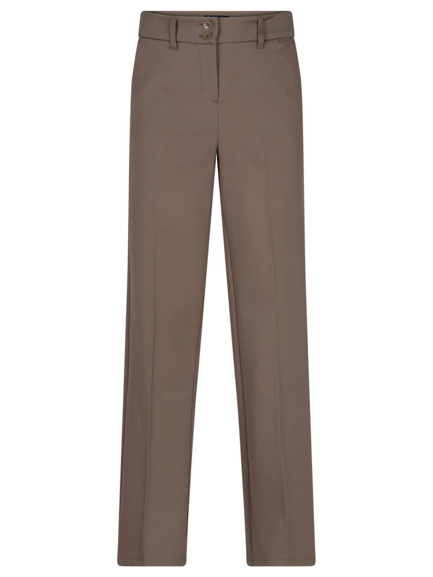 Red Button Wide Leg Broek Colette Beige 00085477-5260