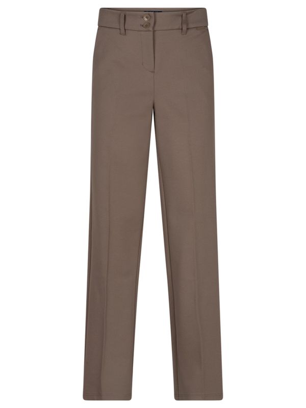 Red Button Wide Leg Broek Colette Beige 2900083201616