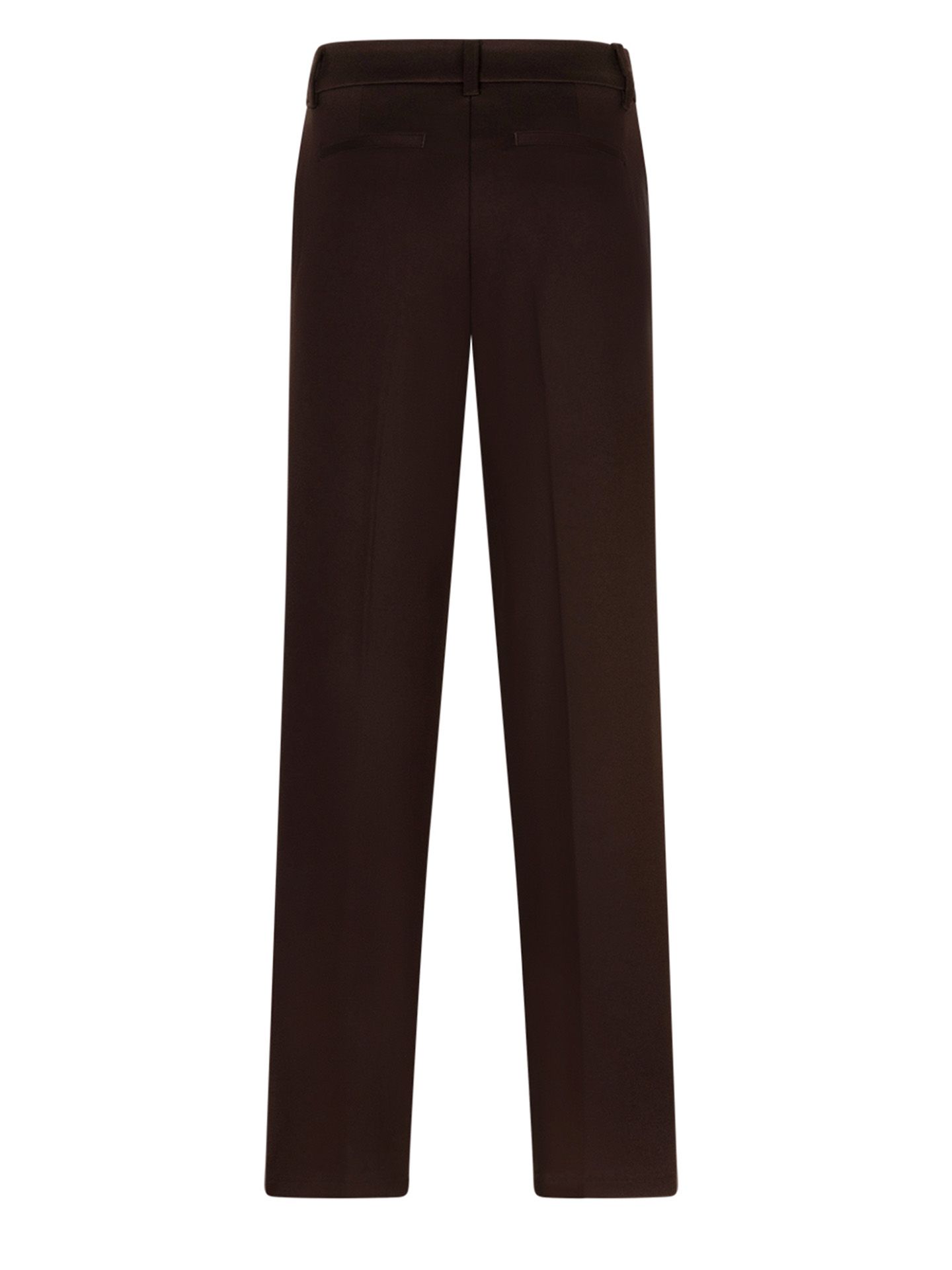 Red Button Wide Leg Broek Colette Bruin 00085477-5800