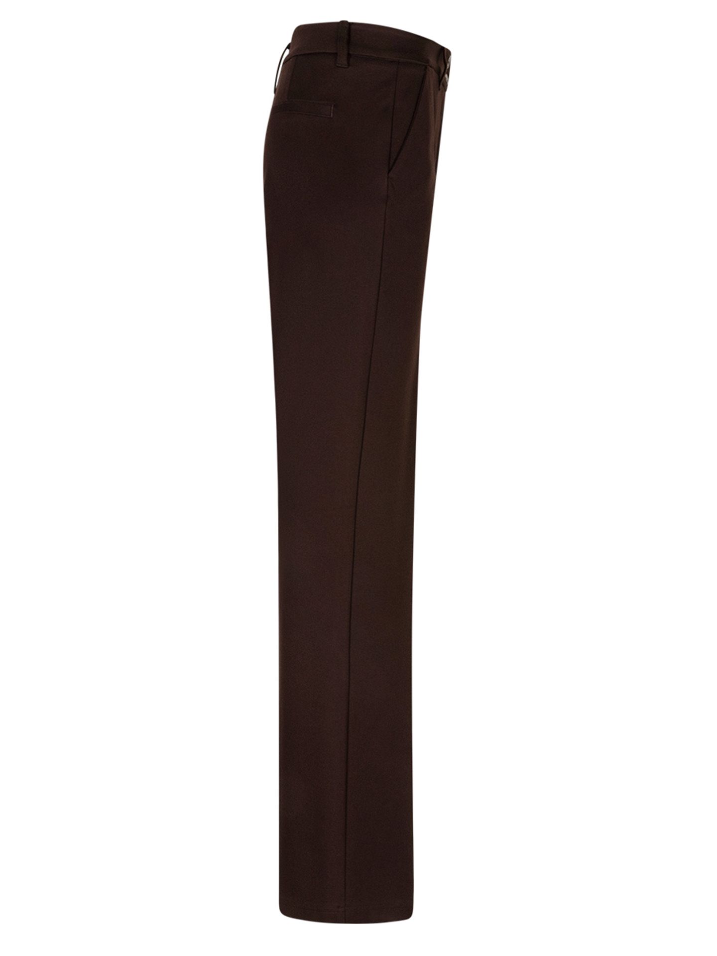 Red Button Wide Leg Broek Colette Bruin 00085477-5800