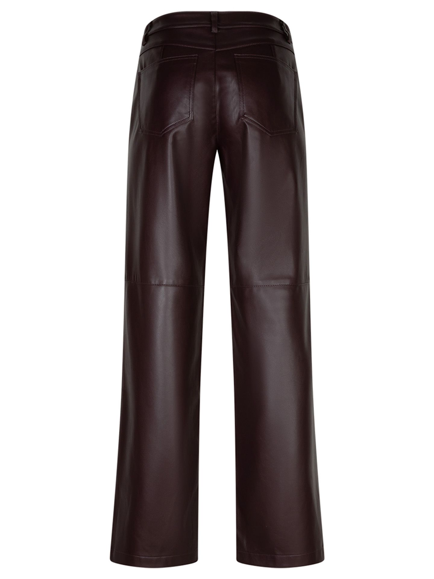Red Button Wide Leg Broek Colette Rood 00085478-3600