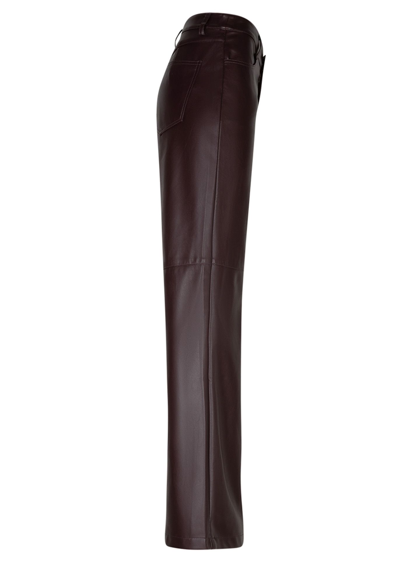 Red Button Wide Leg Broek Colette Rood 00085478-3600