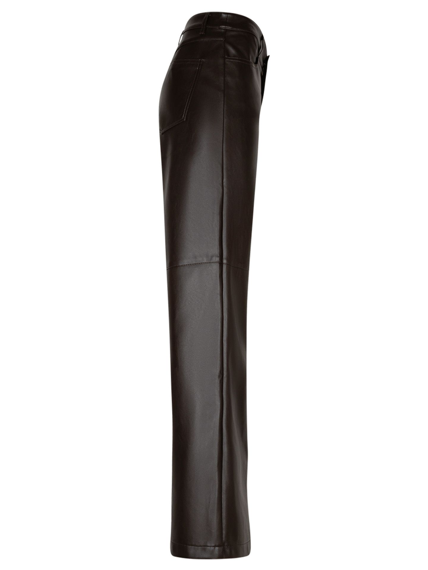 Red Button Wide Leg Broek Colette Bruin 00085478-5800