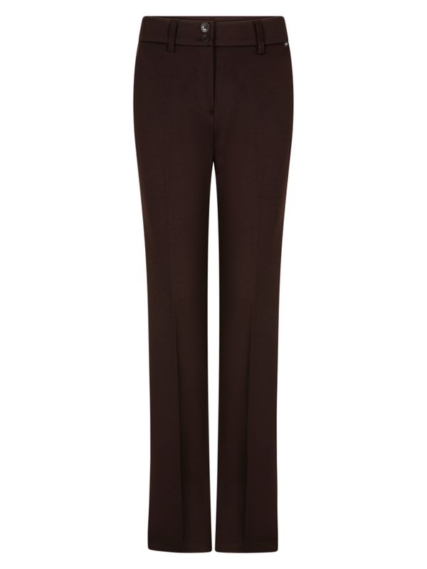 Red Button Flared Broek Bibette Bruin 2900083248604