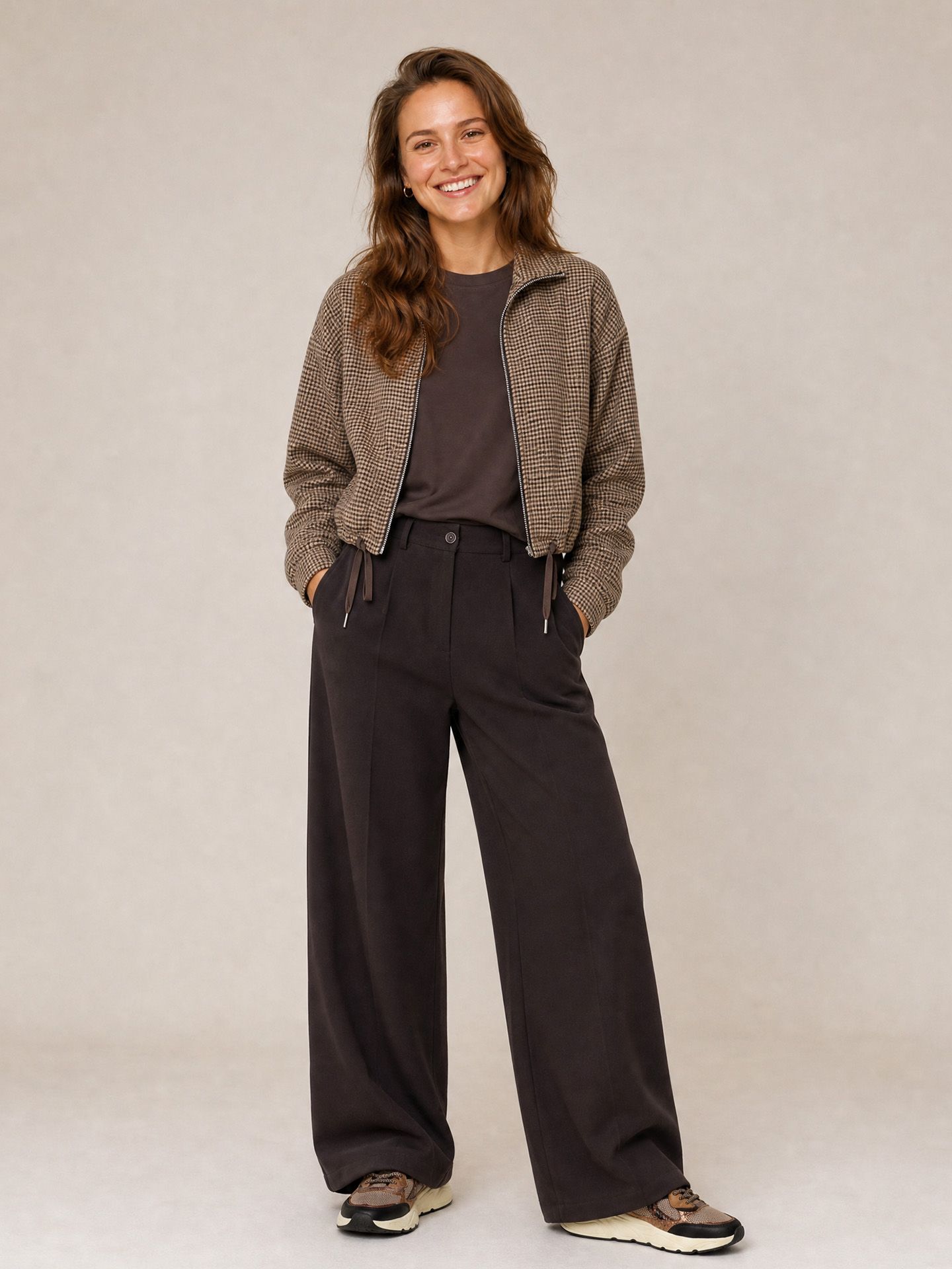SAAR Barrel Broek Valdessa Bruin 00085563-5800