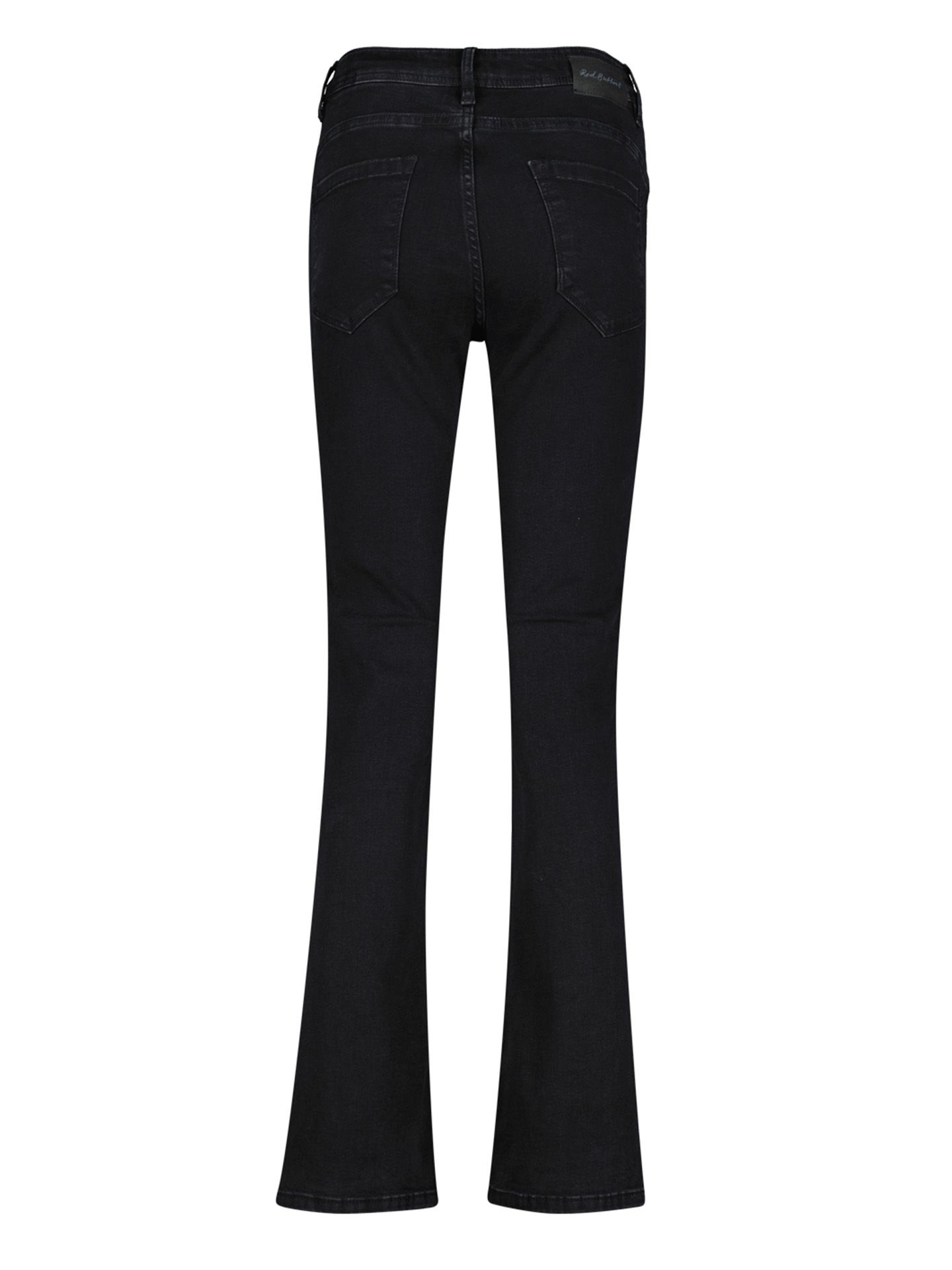 Red Button Flared Jeans Babette Zwart 00085578-7500