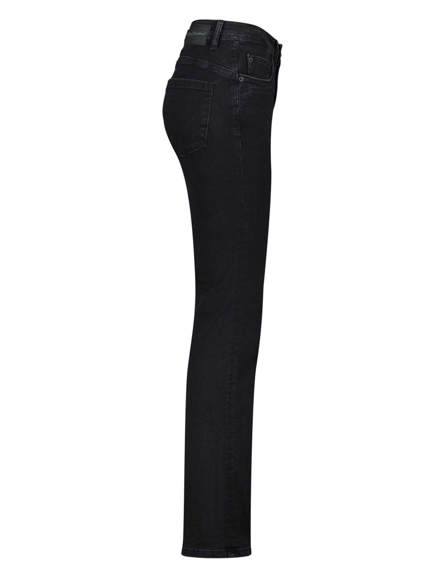 Red Button Flared Jeans Babette Zwart 00085578-7500