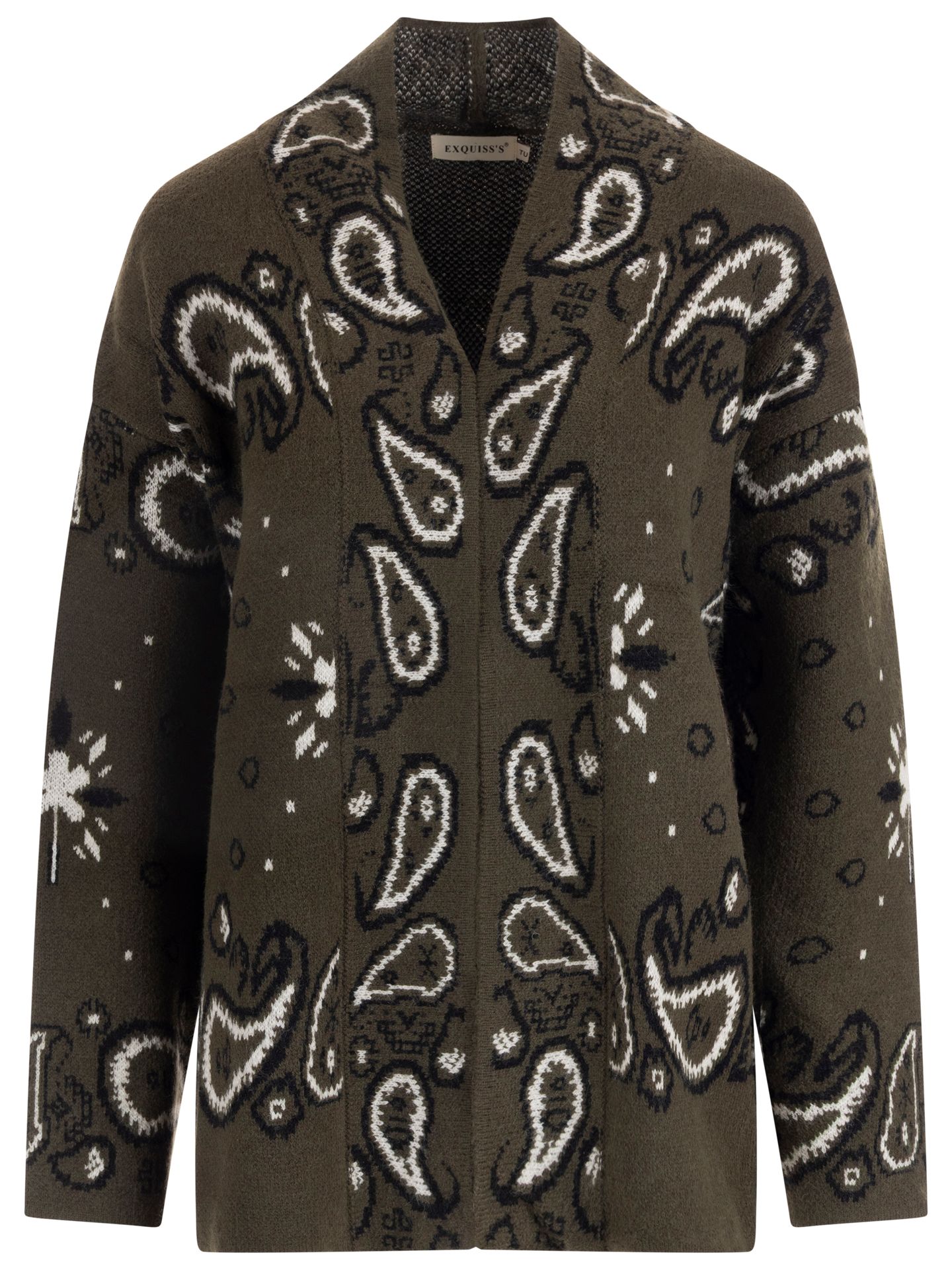 Exquisss Vest Nadine Groen 2900083402013