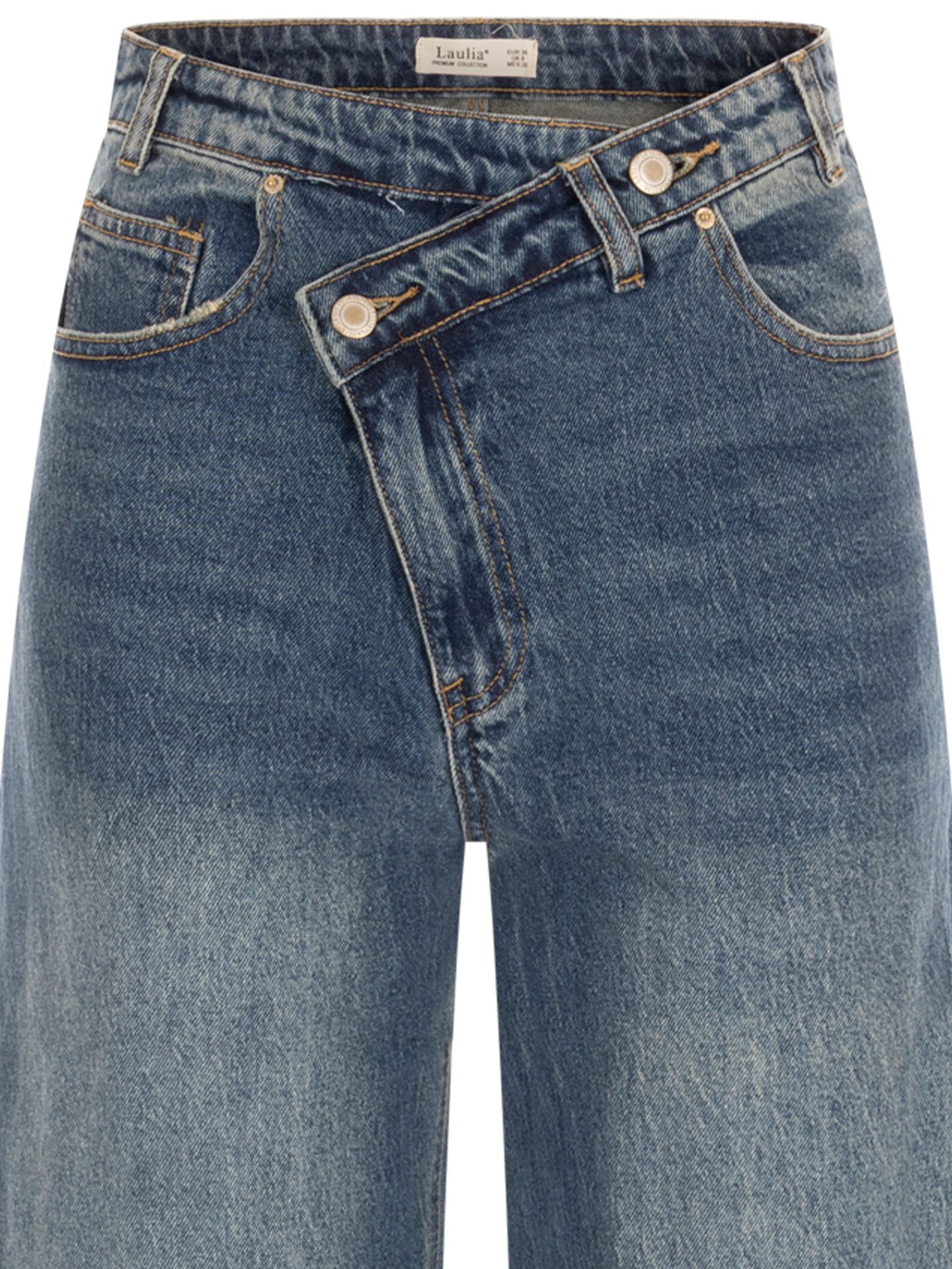 Laulia Barrel Jeans Nienke Blauw 00085587-770