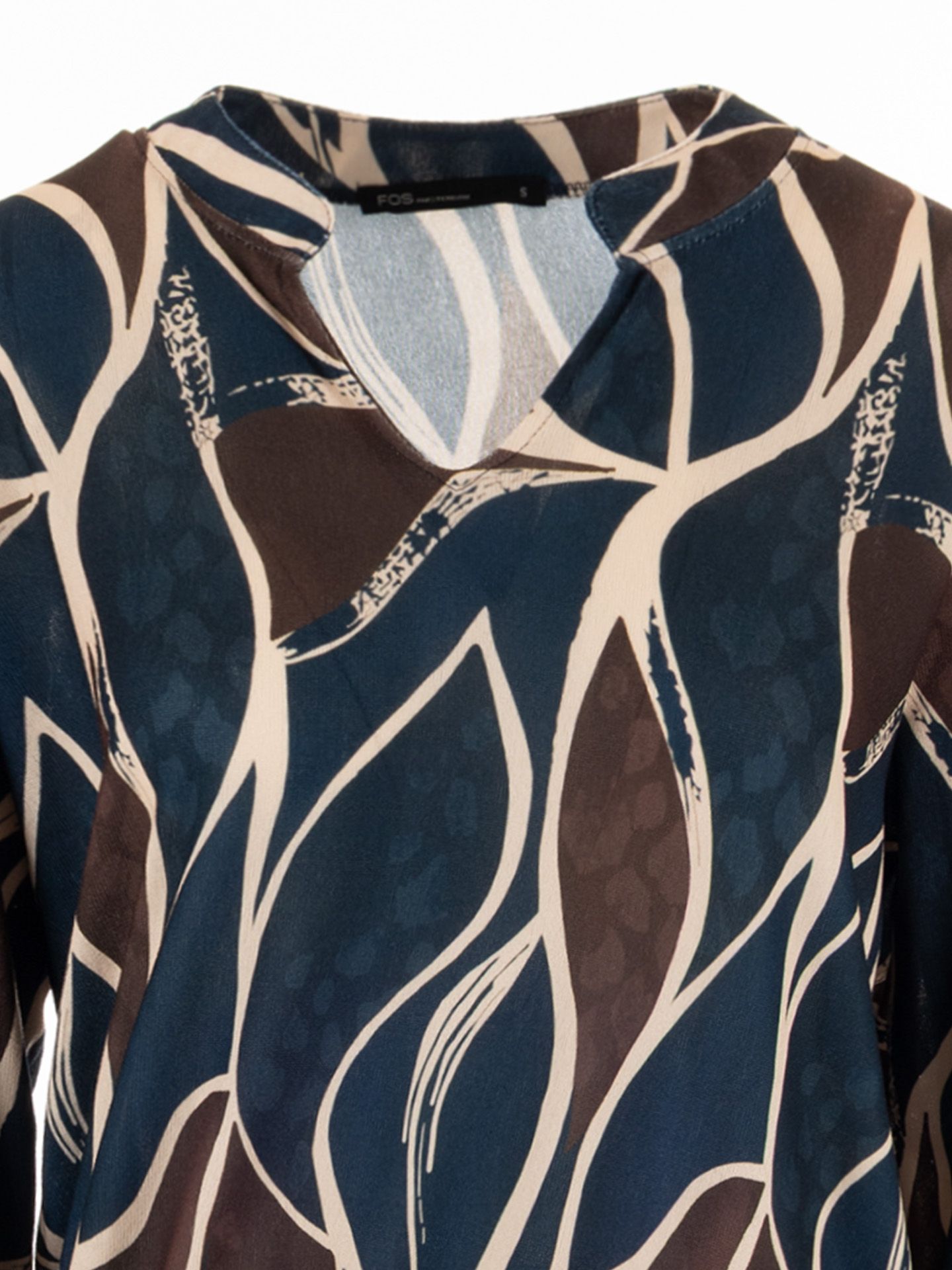 FOS Fashion Shirt Eefje Blauw 00085595-1500