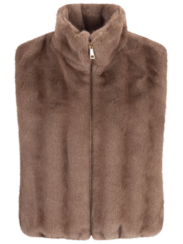 From Paris with Love Gilet Bente Taupe 2900083418014