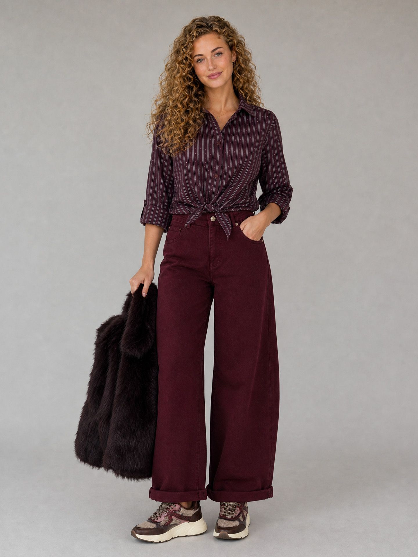 SAAR Blouse Veronique Rood 00085609-3600