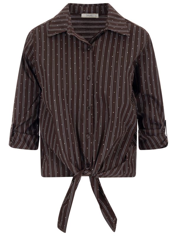 SAAR Blouse Veronique Bruin 2900083446031