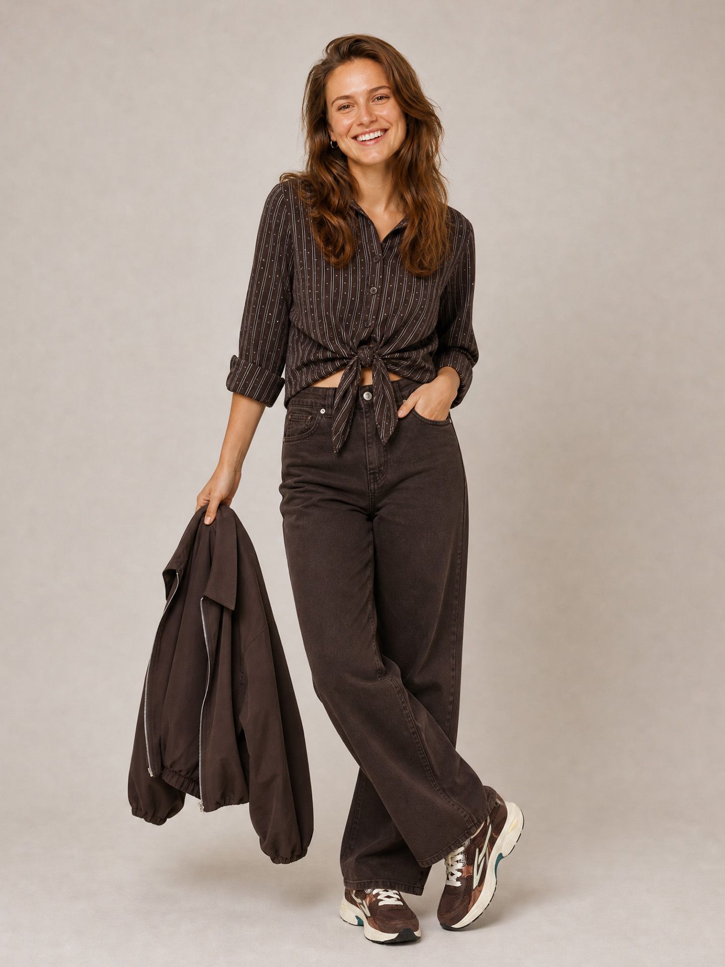 SAAR Blouse Veronique Bruin 00085609-5800