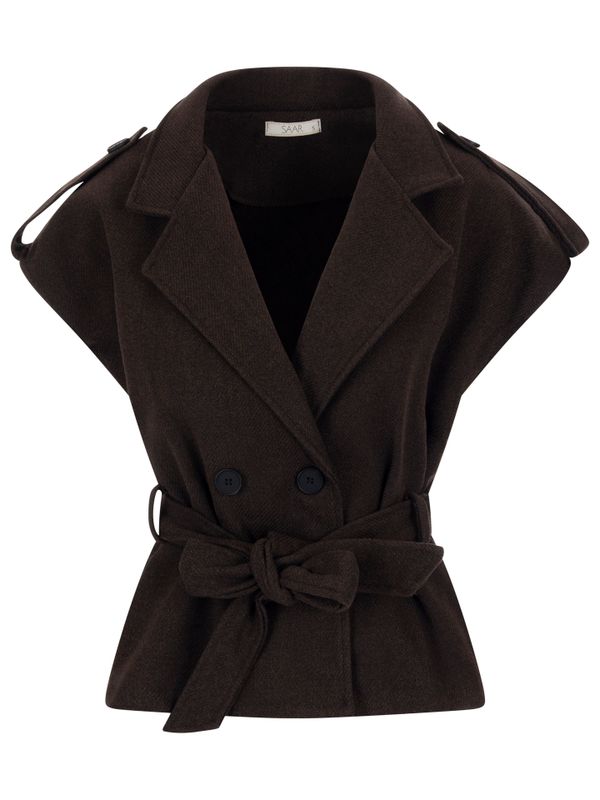 SAAR Vest Vilet Bruin 2900083452049